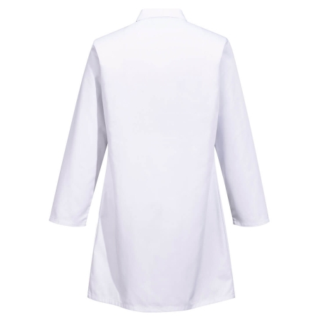 Blouse de travail légère col boutonné Blanc – Portwest 2210