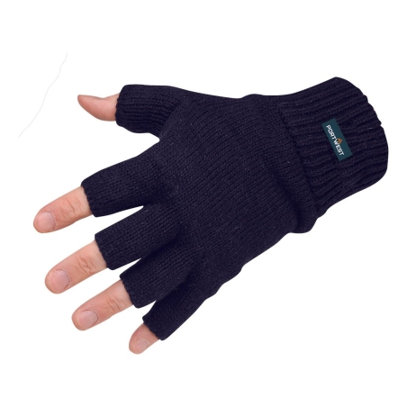 Gant type mitaine doigts dégagés doublure Insulatex Marine – Portwest GL14NAR