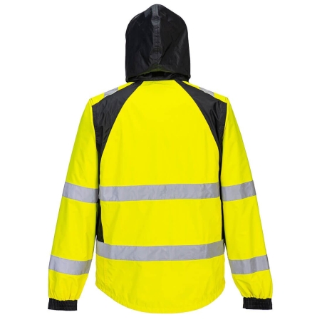 Veste de pluie haute visibilité bicolore classe 2/3 Jaune/noir – Portwest CD860
