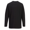 T-shirt manches longues 100% coton de travail Noir – Portwest B196