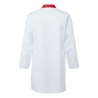 Blouse de travail légère col boutonné Blanc/rouge – Portwest 2210