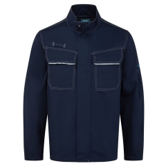 Veste de travail ignifugée multi-normes FR arc électrique Marine – Portwest BZ739