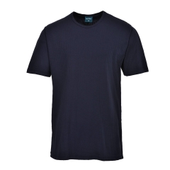 T-shirt thermique manches courtes col rond Marine – Portwest B120NVR