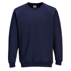 Sweatshirt de travail col rond manche raglan Marine – Portwest B300NAR
