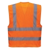 Gilet haute visibilité maille aérée classe 2 Orange – Portwest C370