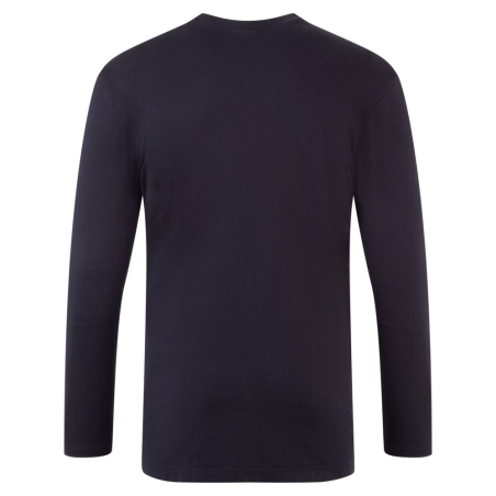 T-shirt manches longues 100% coton de travail Marine – Portwest B196NVR