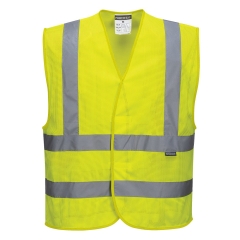 Gilet haute visibilité maille aérée classe 2 Jaune – Portwest C370