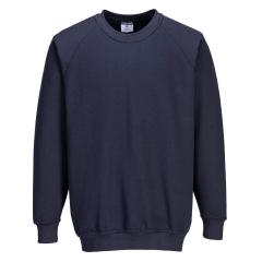 Sweatshirt de travail col rond manche raglan Marine – Portwest B300NVR