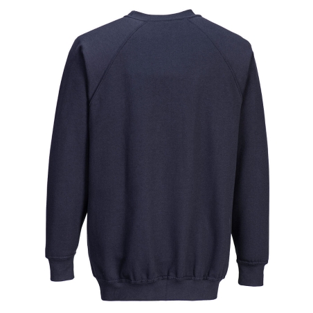 Sweatshirt de travail col rond manche raglan Marine – Portwest B300NVR