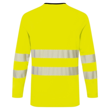 T-shirt manches longues haute visibilité classe 2 Jaune/noir – Portwest DX416