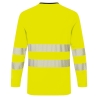 T-shirt manches longues haute visibilité classe 2 Jaune/noir – Portwest DX416