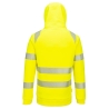 Sweat à capuche haute visibilité 1/4 zip classe 2/3 Jaune/noir – Portwest DX482