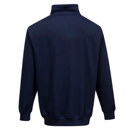 Sweatshirt col zippé quart de zip coupe décontractée Marine – Portwest B309NAR