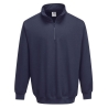 Sweatshirt col zippé quart de zip coupe décontractée Marine – Portwest B309NVR