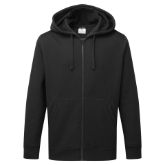 Sweat à capuche zippé intégral de travail Noir – Portwest B312