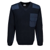 Pull OTAN 100% acrylique renforts épaules et coudes Marine – Portwest B310NVR