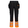 Pantalon artisan haute visibilité classe 1 poches flottantes amovibles Orange/noir – Portwest DX457