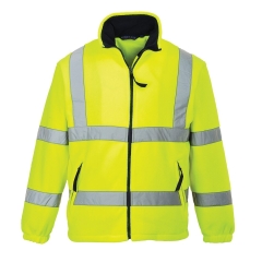Polaire haute visibilité zippée classe 3 Jaune – Portwest F300