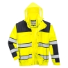 Blouson haute visibilité 3 en 1 modulable toutes saisons Jaune/noir – Portwest C466