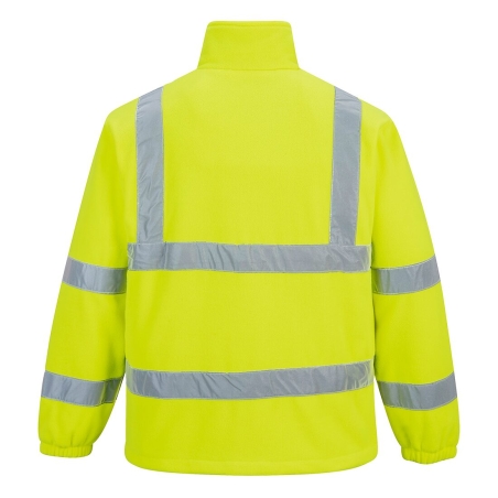 Polaire haute visibilité zippée classe 3 Jaune – Portwest F300