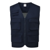 Gilet de travail multi-poches insert maille polycoton Marine – Portwest C704