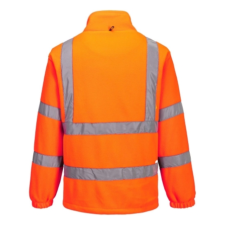 Polaire haute visibilité zippée classe 3 Orange – Portwest F300