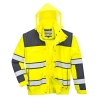 Blouson haute visibilité 3 en 1 modulable toutes saisons Jaune/marine – Portwest C466