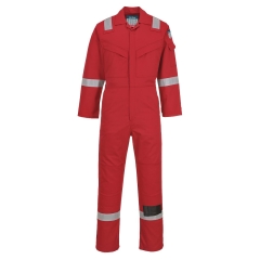 Combinaison ignifugée multirisque protection arc électrique offshore Rouge – Portwest FF50