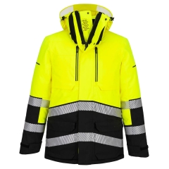 Parka expedition haute visibilité duvet grand froid Jaune/noir – Portwest EV401