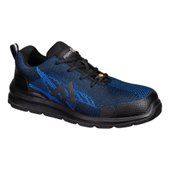 Chaussure de sécurité composite S1PS ESD SR FO tricotée sans couture Marine/royal – Portwest FC32