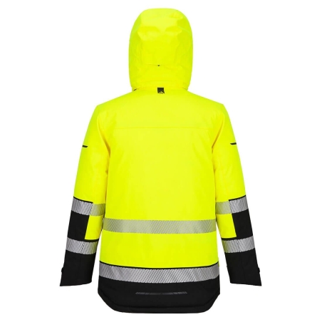 Parka expedition haute visibilité duvet grand froid Jaune/noir – Portwest EV401