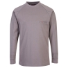 Tee-shirt manches longues ignifugé antistatique arc électrique Gris – Portwest FR33