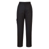 Pantalon combat femme taille élastiquée multipoches Noir – Portwest C099