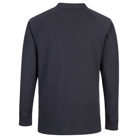 Tee-shirt manches longues ignifugé antistatique arc électrique Marine – Portwest FR33