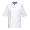 Veste de cuisine manches courtes maille aérée MeshAir Pro Blanc – Portwest C738