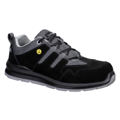 Chaussure de sécurité composite ESD S1 SR FO Noir/gris – Portwest FE07