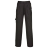 Pantalon combat femme taille élastiquée multipoches Noir – Portwest C099