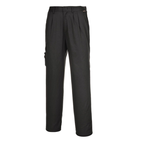 Pantalon combat femme taille élastiquée multipoches Noir – Portwest C099