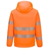 Sweat à capuche haute visibilité DX4 molletonné classe 2/3 Orange/noir – Portwest DX483