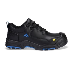 Chaussure basse de sécurité S3S ESD HRO résistante à la chaleur Noir/bleu – Portwest FC19