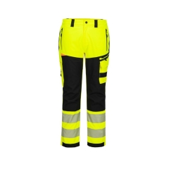 Pantalon de pluie haute visibilité extensible et respirant Jaune/noir – Portwest DX448