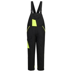 Cotte à bretelles matelassée coton multipoches Noir/jaune – Portwest CD117