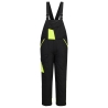 Cotte à bretelles matelassée coton multipoches Noir/jaune – Portwest CD117