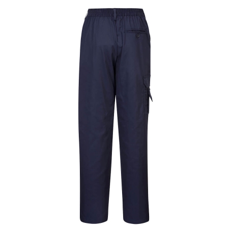 Pantalon combat femme taille élastiquée multipoches Marine – Portwest C099NVR