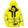 Parka 4 en 1 haute visibilité classe 3 imperméable Jaune/noir – Portwest DX466