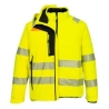 Parka 4 en 1 haute visibilité classe 3 imperméable Jaune/noir – Portwest DX466