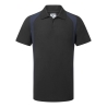 Polo manches courtes en coton mélangé WX2 Noir/marine – Portwest CD812