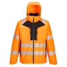 Parka 4 en 1 haute visibilité classe 3 imperméable Orange/noir – Portwest DX466