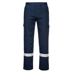 Pantalon antistatique léger protection flamme et arc électrique Marine – Portwest FR412