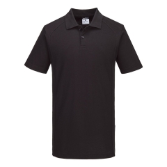 Polo manches courtes en coton mélangé WX2 Noir – Portwest CD812